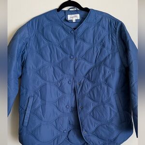 Per Una Sky Blue Quilted Jacket